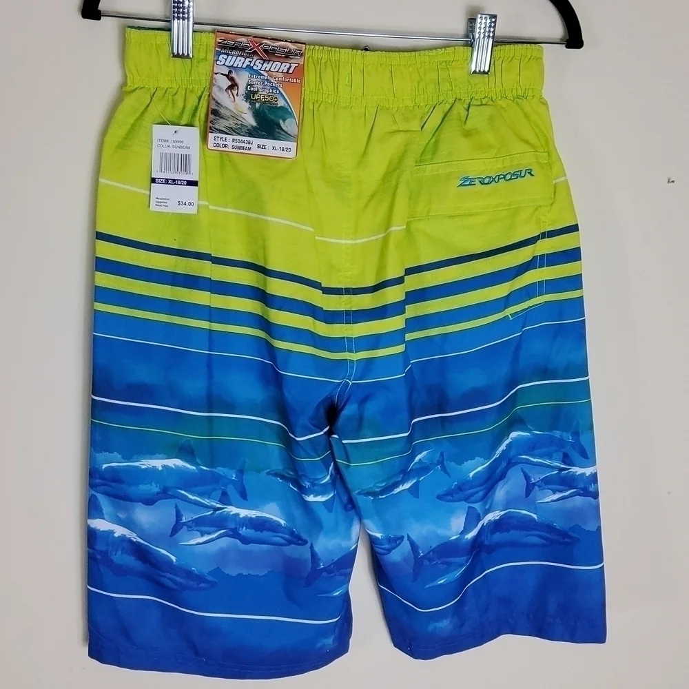 ZeroXposur Boys Swim Trunks NWT
